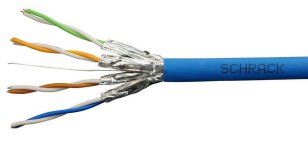 Kabel U/FTP Cat.6a 500MHz AWG23/1 LS0H B