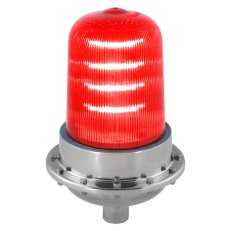 SIRENA Maják LED ROTALLARM WP LED 12/24 V, ACDC, IP67, 3/4'' G, červená, nerez
