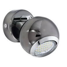 Bodové svítidlo BIMEDA 1xGU10-LED černý nikl/chrom 2,8W IP20 EGLO 31005