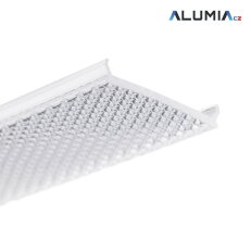 Difuzor prismatický-22 pro LED hliníkové profily prismatický 1m ALUMIA ADP22P_1