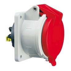 Zásuvka vestavná 16A 5p 400V IP55 6h Quick-Connect BALS 13545