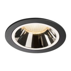 NUMINOS DL L vnitřní LED zápustné stropní svítidlo černá/chrom 2700K 20°