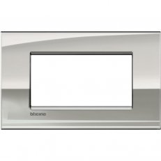 BTICINO LIVINGLIGHT RÁMEČEK AIR 4MODULOVÝ PALLADIUM LNC4804PL