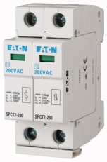 Eaton 167594 Svodič přepětí třídy T2 (II,C),modulový,2pól,Un=280V