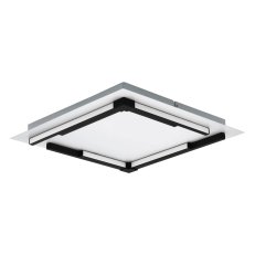 Stropní svítidlo ZAMPOTE LED 380X380 bílá/černá 25W IP20 EGLO 900329