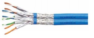 Kabel S/FTP Cat.7 2x(4x2xAWG23),LS0H IEC