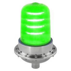 SIRENA Maják LED ROTALLARM WP LED 12/24 V, ACDC, IP67, 3/4'' G, zelená, nerez