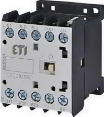 Miniaturní stykač ETI CEC016.10-110V-50/60Hz 3p 4xNO 22A(AC1)/16A(AC3 400V)