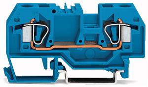 2vodičová průchozí svorka 6mm2 Vhodná pro aplikace Ex i modrá WAGO 282-904