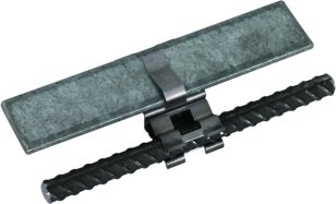 Bezšroubová svorka pro armování 8 mm a pásek 30x4 mm DEHN 308141