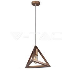 Závěsné svítidlo V-TAC Geometric Champagne Gold Triangle VT-7141