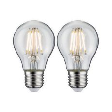 LED žárovka Filament E27 230V 2x5W 2700K čirá PAULMANN 28856