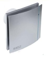 SILENT 100 CRZ DESIGN Silver 3C IP45 tichý malý axiální ventilátor stříbrný