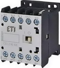 Miniaturní stykač ETI CEC016.10-230V-50/60Hz 3p 4xNO 22A(AC1)/16A(AC3 400V)