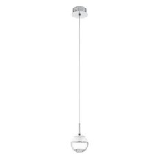 Závěsné svítidlo MONTEFIO 1 LED chrom/čiré-SAT 5W IP20 EGLO 93708