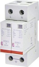 Svodič přepětí  ETITEC V T2 440/20 2+0 RC síť TNC-S ETI 002442965