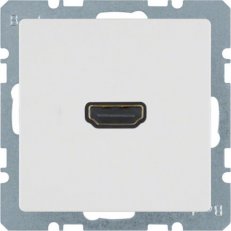 Zásuvka HDMI, Q.x, bílá sametová BERKER 3315426089