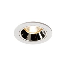 NUMINOS DL S vnitřní LED zápustné stropní svítidlo bílá/chrom 2700K 40°