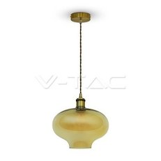 Závěsné svítidlo V-TAC Glass Amber 2200K VT-7290