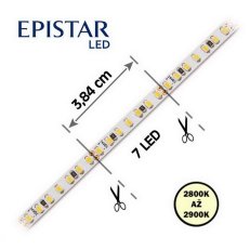 LED pásek 182LED/m 2216 IP20 2800-2900 K bílá 24V 4mm 5m FK TECHNICS 4739207-60