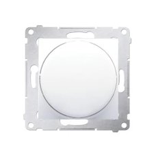 Stmívač tlačítko-otočný, 20-500W, bílá KONTAKT SIMON DS9T.01/11