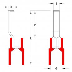 Kabelové oko HBT 1,5 - 3,0 RT WEIDMÜLLER 1312440000