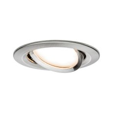 Vestavné svítidlo LED Nova kruhové 1x6,5W kov kartáčovaný nastavitelné 934.46