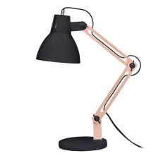 Stolní lampa Falun, E27, černá SOLIGHT WO57-B