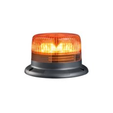 Maják rotační LED EVOLUX 12/24 V, DC, IP65, oranžová, černá SIRENA 75109
