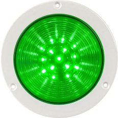 Svítidlo signální s trvalým svitem R4 LED 24 V, ACDC, IP66, zelená, bílá 21420