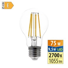 LED žárovka 9,5W, E27, 2700K, CRI80, vyz. úhel 320°, 360° 1055lm