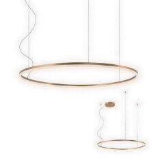 Závěsné svítidlo ORBIT SU LED 66W 3000K D1000 BRASS-DALI REDO 01-1715-DALI