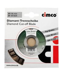 Diamantový řezný kotouč na střešní krytinu - 125 mm CIMCO 208744