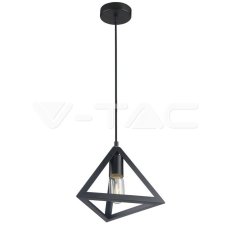 Závěsné svítidlo V-TAC Geometric Matt Black Triangle VT-7141