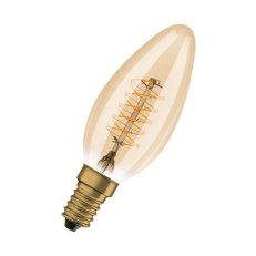 LEDVANCE Vintage 1906 LED CLASSIC A,B,P SLIM FILAMENT DIMMABLE 3.4W 822 Gold E14