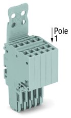 Pružinová svorka Push-in CAGE CLAMP 1,5mm2 šedá 5pól. WAGO 2020-205/143-000