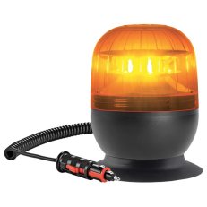 Maják rotační LED ROTATOR LED MV 12/24 V, DC, IP65, oranžová, černá, magnetický