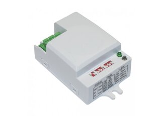 Pohybové čidlo-mikrovlnné SES74WH 1200W 360° IP20 obdélníkové bílé dIP-sWitch