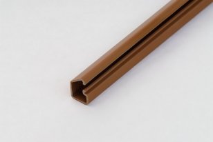 Malpro 1033-8835 Lišta 10x10mm lepící, imitace dřeva tmavá, fólie
