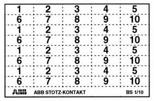 BS pikto identifikační štítky s piktogram ABB GHS2001946R0002