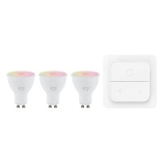 Světelný zdroj SET 3X LM-ZIG-RGB/CCT GU10 4,5W + přepínač EGLO 110313