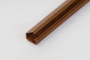 Malpro 1032-8835 Lišta 12x7mm lepící, imitace dřeva tmavá, fólie
