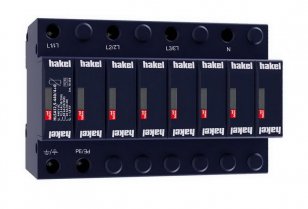 Svodič impulzních proudů a rázového přepětí HAKEL HLSA12,5-440/4+0 SPD typ 1+2