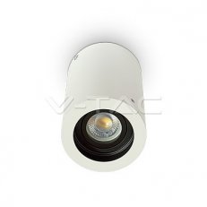 GU10 Fitting Surface Round White,  VT-79