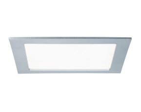 Zápustný LED panel hranatý 18W 4000K matný chrom IP44 920.78 PAULMANN 92078