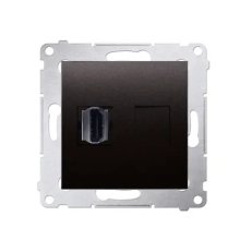 Zásuvka HDMI, antracit mat, metalizované KONTAKT SIMON DGHDMI.01/48