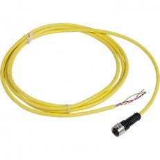 Kabel PVC s konektorem zásuvka 1/2˝ 3 piny přímý L=2m TELEMECANIQUE XZCPV1865L2