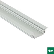 AL profil FKU12 BC/UX pro LED, bez plexi, 1m, elox FK TECHNICS 4731607