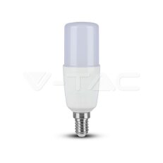 LED žárovka V-TAC 7,5W E14 T37 Plastic 6400K VT-248