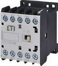 Miniaturní stykač ETI CEC016.01-48V-50/60Hz 3p 3xNO+1xNC 22A(AC1)/16A(AC3 400V)